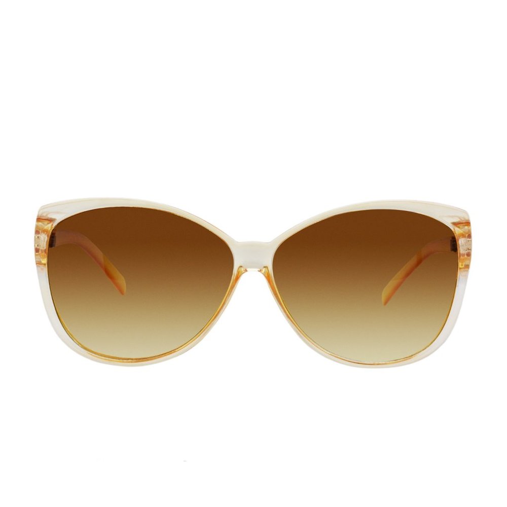 Unique Cat Eye Sunglasses Slim Frame Round Neutral